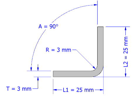 Sheet metal bend allowance calculator metric